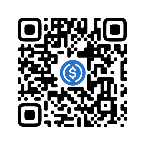 USDC wallet QR code